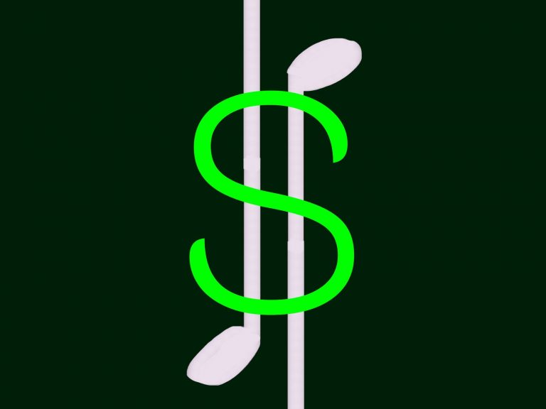 conceptual-illustration-of-two-quarter-note-stems-going-through-an-s-resembling-a-dollar-sign