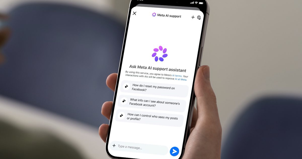 iPhone-showing-Meta-AI-Support-Assisstant