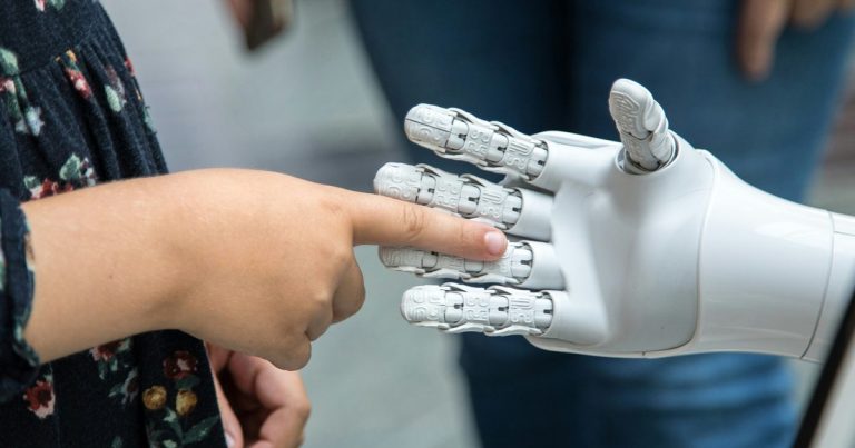 Robot-Touch-Human-Finger